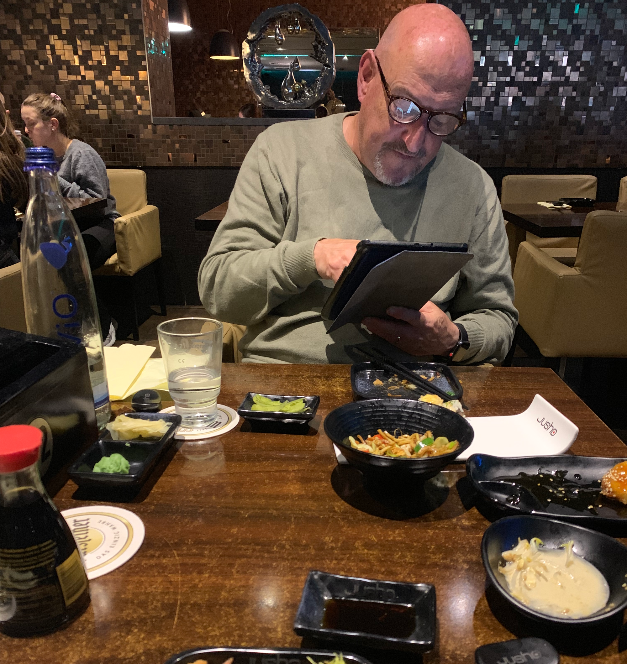 One of our many Asian meal shenanigans featuring Professor Tony Morris and Dr Dev Roychowdhury